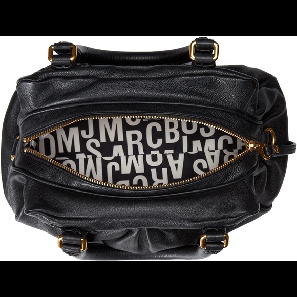 Marc by Marc Jacobs Classic Q Baby Groovee Womens Black Satchel Bag - Picture 8 of 15